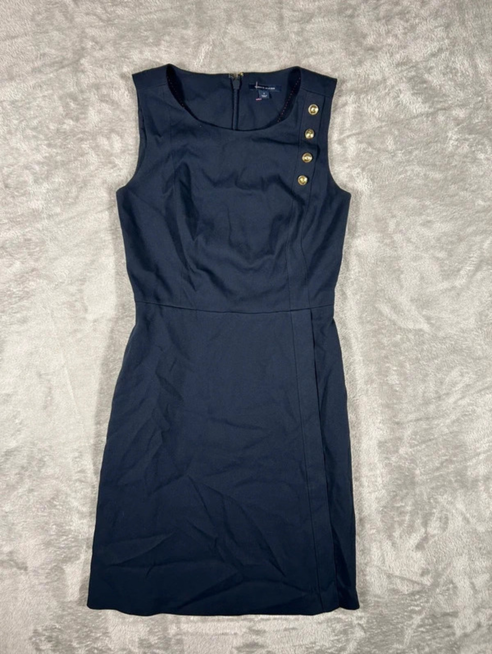 tommy hilfiger navy sleeveless dress size 0
